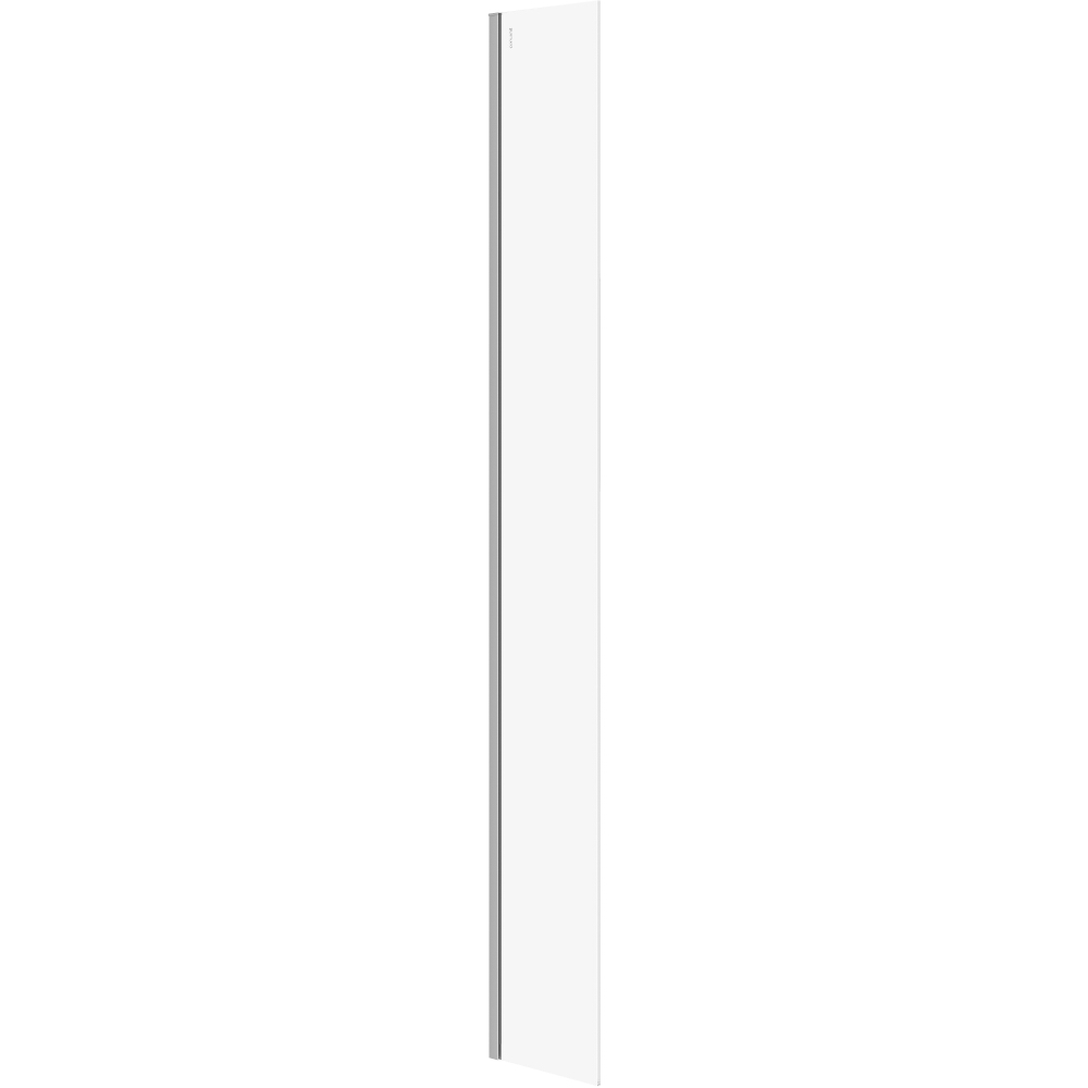 CERSANIT WALK-IN Duschkabine MILLE Wand CHROME 30x200 transparentes Glas S161-013