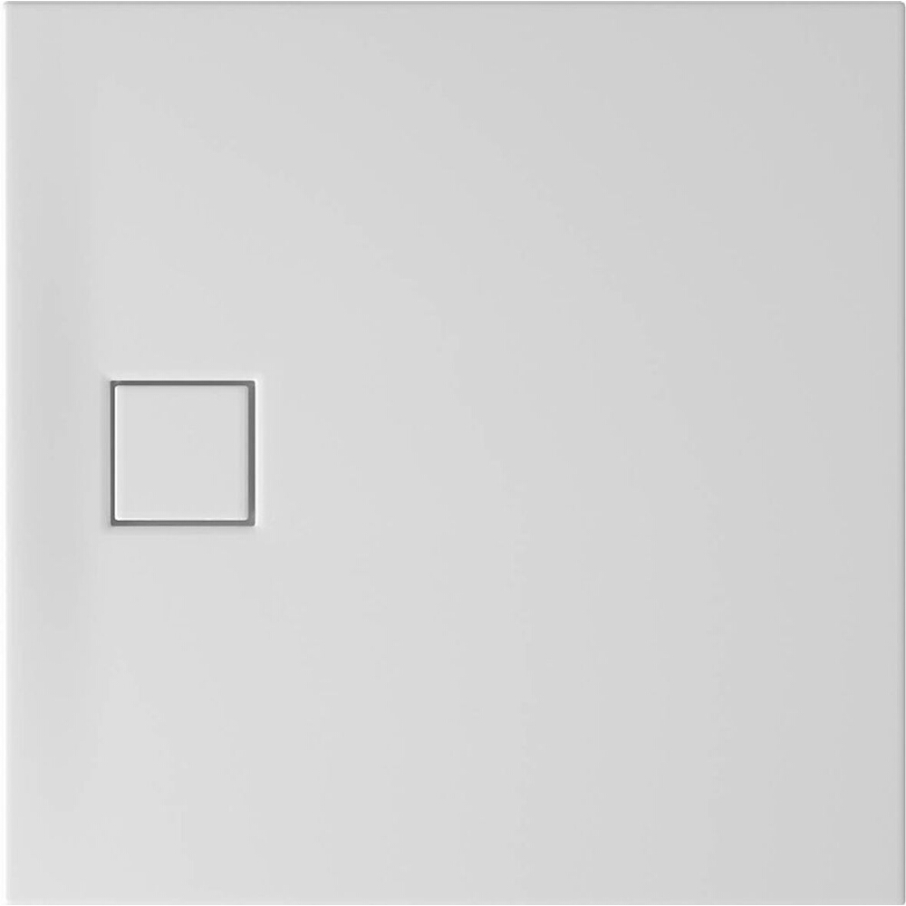 CERSANIT SET B451 TAKO SLIM quadratische Duschwanne 90x4 weiß mat + Siphon (VIRT) S932-158