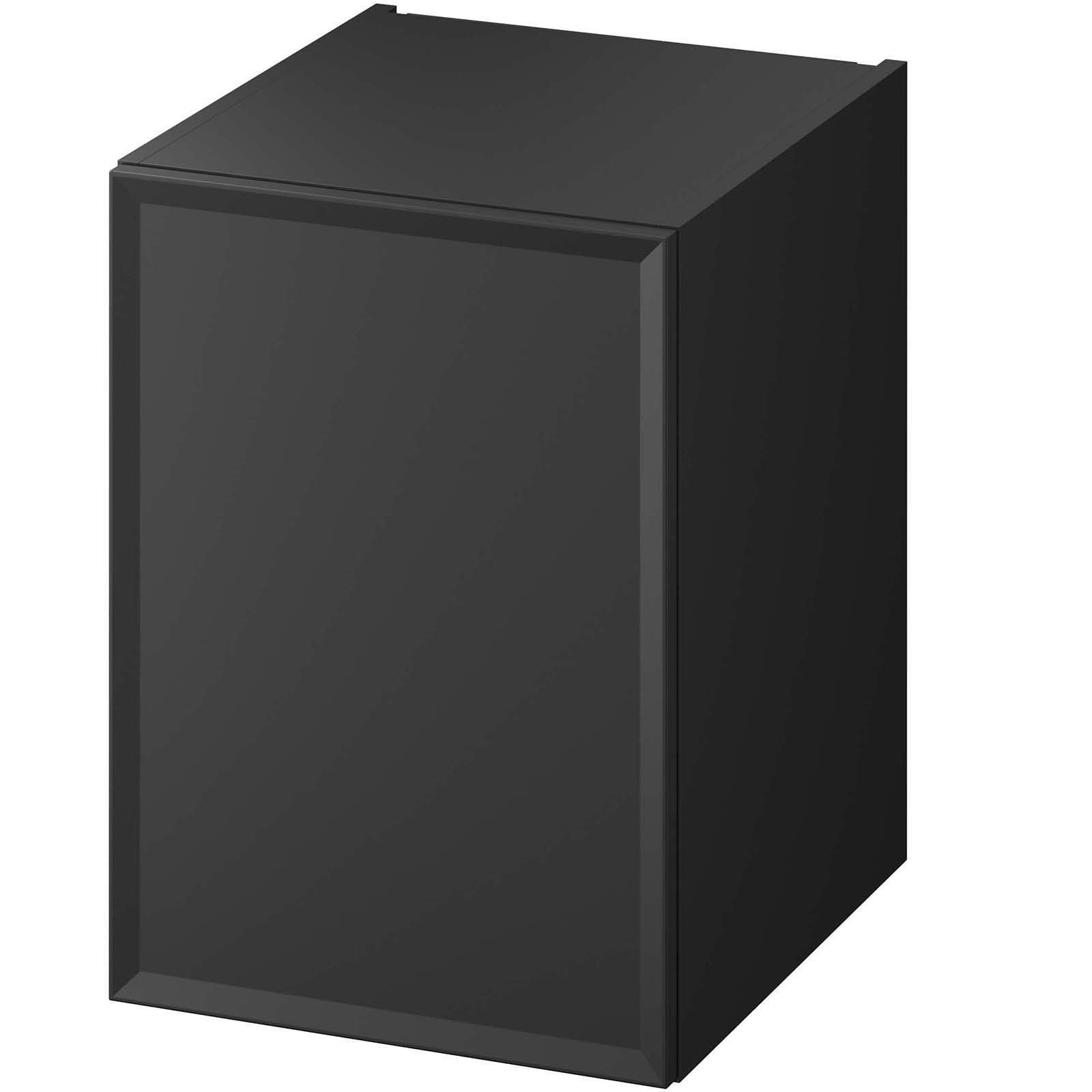 CERSANIT Unterbauschrank mit Tür MILOS 40 DSM schwarz matt S1022-005