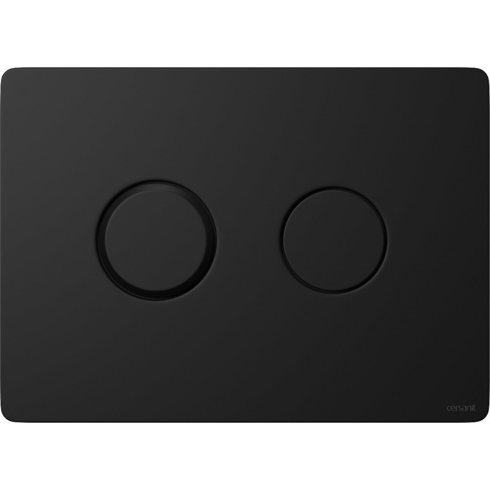 CERSANIT Pneumatiktaster ACCENTO CIRCLE schwarz matt K97-425