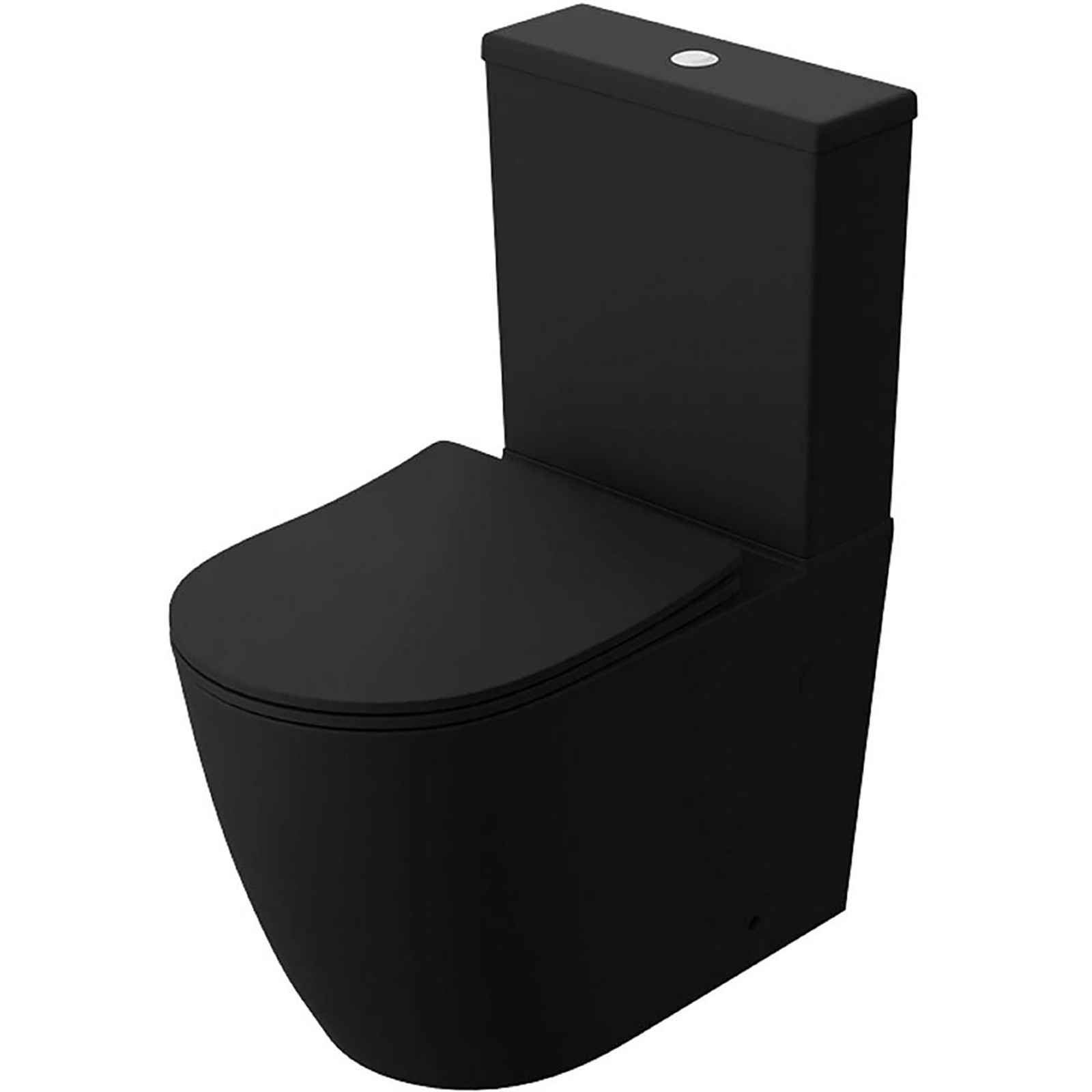 LAVITA Compact WC NAUTILUS flanschlos mit Duroplast-Sitz schwarz