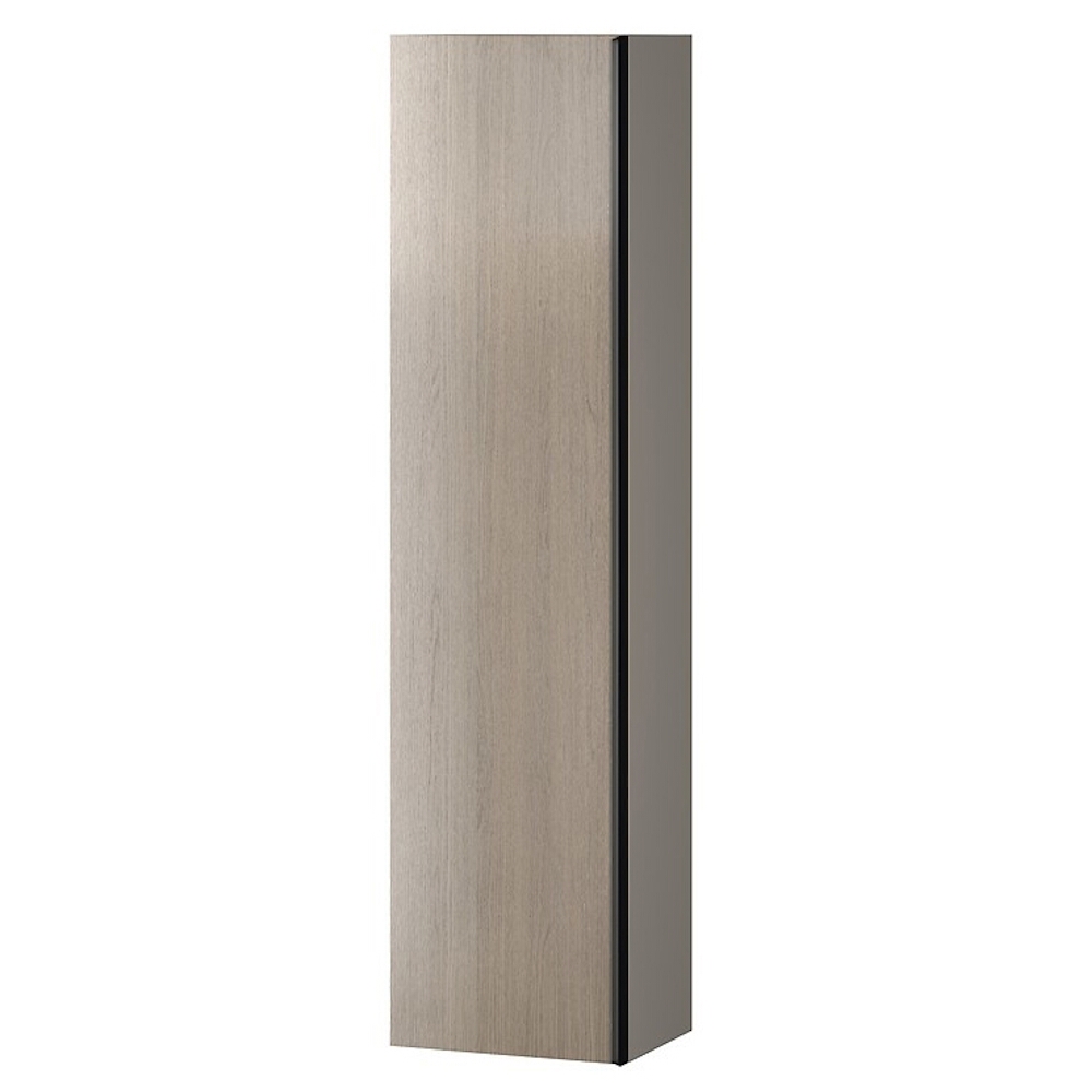 CERSANIT Badschrank VIRGO grau Griff schwarz S522-035