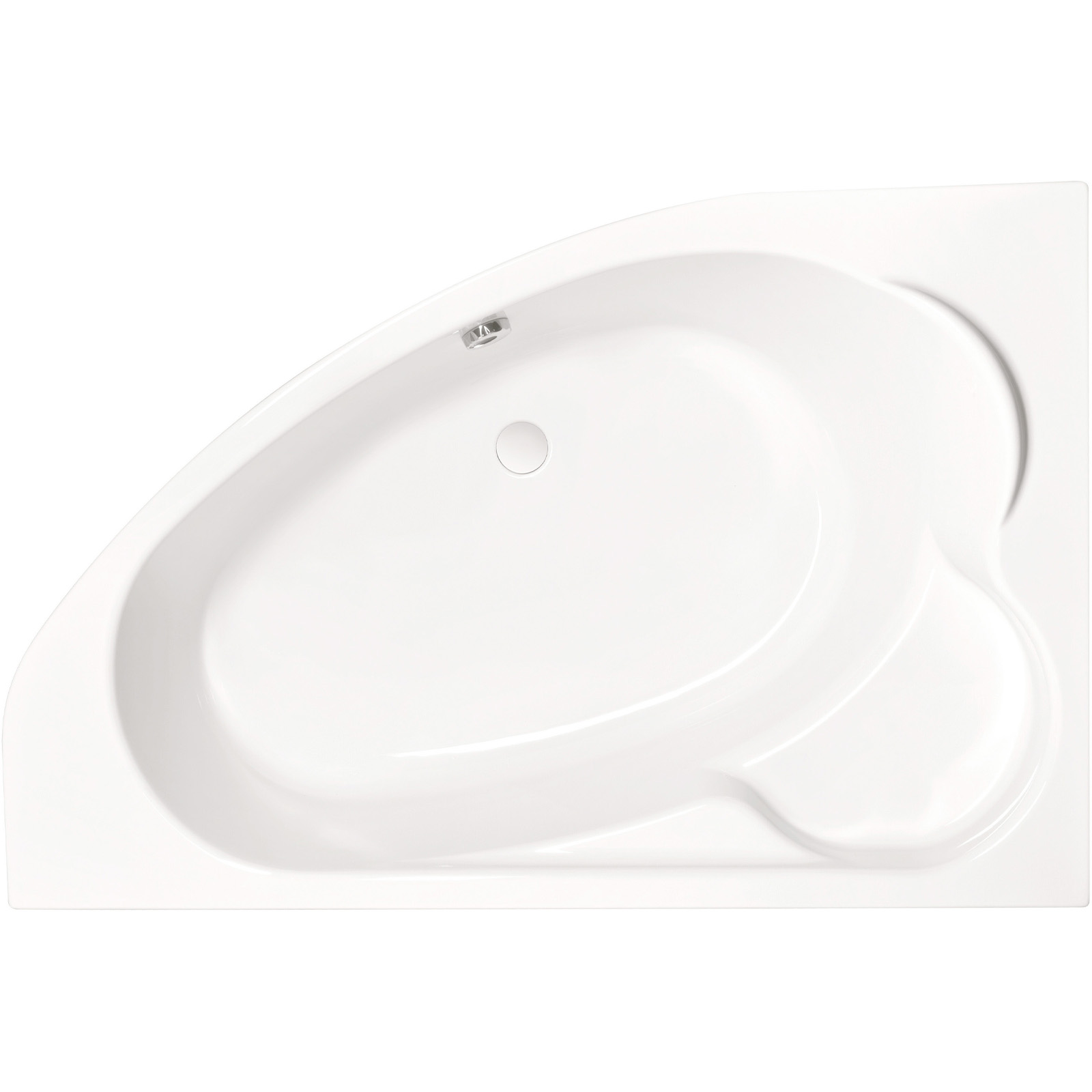 CERSANIT Asymmetrische Eckbadewanne KALIOPE 170x110 links S301-114