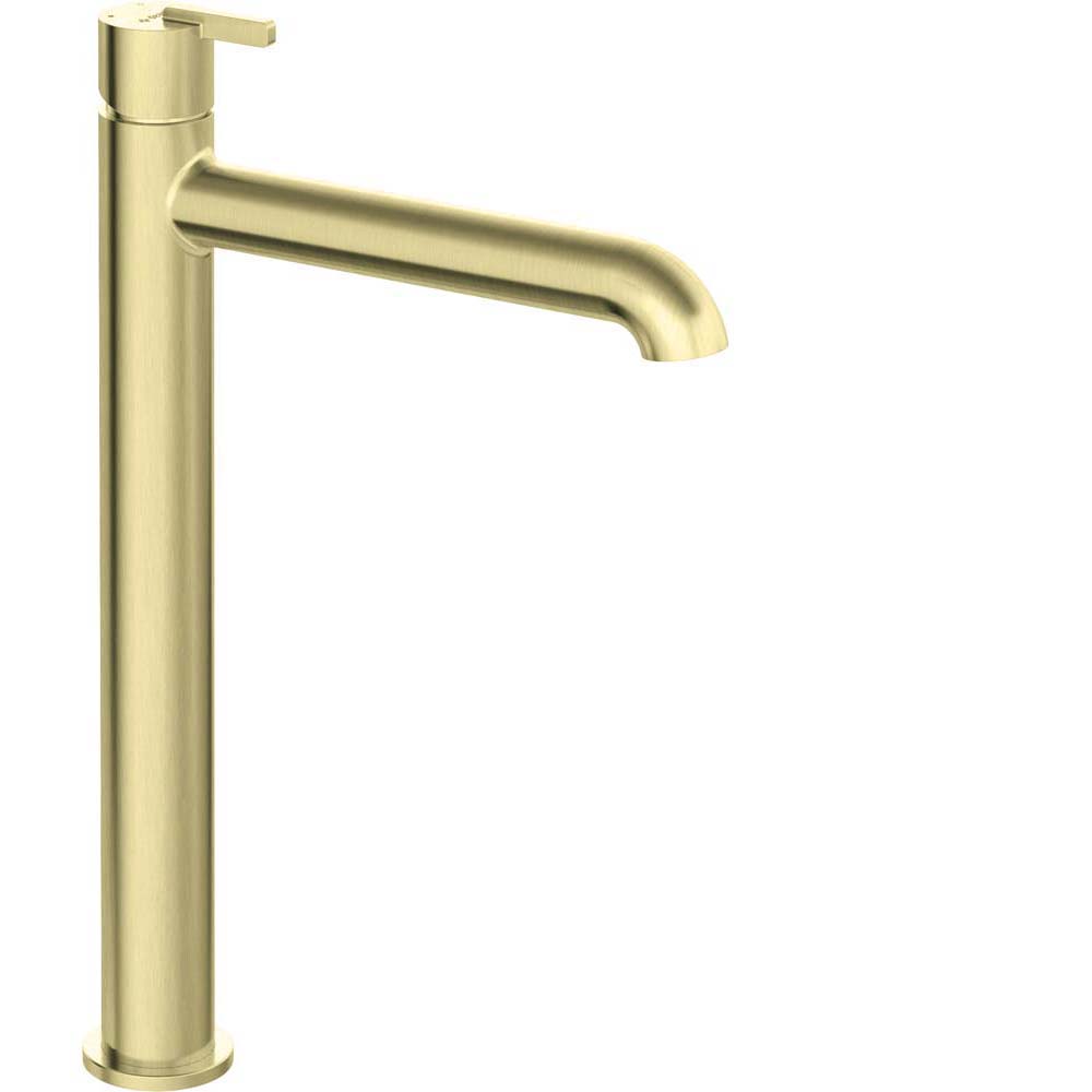 DEANTE Stehender Waschbeckenhahn SILIA hoch goldgebürstete BQS_R20K